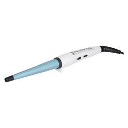 Remington CI53W Rizador de Pelo Cónico Shine Therapy - 210 °C - Calentamiento Rápido - 8 Temperaturas - Blanco