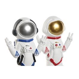 DKD Home Decor Figura Astronaut girl Urban Blanco Rojo 7 x 20 x 9 cm (2 Unidades)