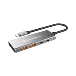 Conceptronic HUBBIES15G 4-Port USB 3.2 Gen 2 Hub, 10Gbps, USB-C x 2, USB-C a W Usb PD/Aluminum Precio: 29.49999965. SKU: B1H6R7KNNY
