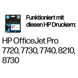 HP Tinta Magenta OfficeJet Pro 8710-8720-8730-8740 Cartucho Nº 953