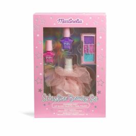 Martinelia Bruma Brillante Estuche 4 pz: Body Mist, 2 Pintauñas y Paleta 3 Esmaltes Labiales - Set de Belleza