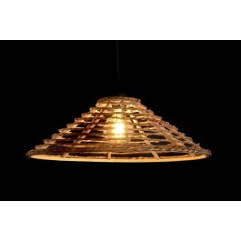 DKD Home Decor Lámpara de Techo Urban Marrón de Ratán con Portalámparas E27 y 50W de Potencia, Medidas 57x57x22 cm Precio: 39.49999988. SKU: S3040179