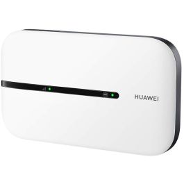 Huawei Router Móvil 4G LTE 150/50Mbps Wi-Fi (802.11 b/g/n) con Batería de Larga Duración 1500mAh (Hasta 6h) - Color Blanco
