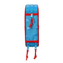 Plumier Triple SuperThings Rescue force 12.5 x 19.5 x 5.5 cm Azul (36 Piezas)