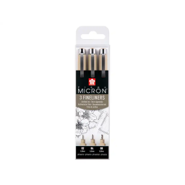 Talens Rotuladores Permanentes Pigma Micron Fineliner Estuche de 3 Negro 0.30mm 0.4mm 0.5mm Precio: 4.68999993. SKU: B1HQRP55NH