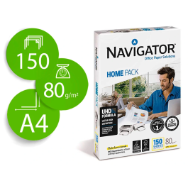 Navigator Papel DIN A4 80 gramos Multifuncion Paquete 150 Hojas Precio: 2.50000036. SKU: B1K5Z4RG5C