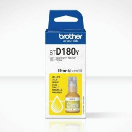 Brother BTD180Y Botella de Tinta Amarilla 5000 Páginas Consumible Original para Impresoras Brother