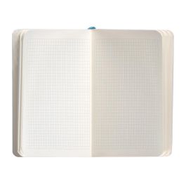 Cuaderno Con Gomilla Antartik Notes Tapa Blanda A6 Cuadricula Azul Claro 100 Hojas 80 gr Fsc