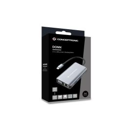 Conceptronic DONN21G Docking Station 7 en 1 USB 3.2 Gen 1, HDMI, VGA, LAN GbE, USB-A 3.0 x 3, USB PD 100 W