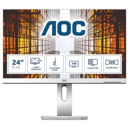 AOC X24P1/GR 24" Monitor IPS WUXGA 1920x1200 60Hz 4ms 99% sRGB Altavoces 4xUSB 3.2 Hub HDMI DP Gris Precio: 320.49999993. SKU: B15SM334GQ