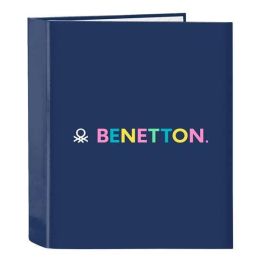 Carpeta de anillas Benetton Cool Azul marino A4 27 x 33 x 6 cm Precio: 5.89000049. SKU: B1JYS2LP54