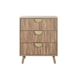 Cajonera Scandi DKD Home Decor Marron Dorado 39 x 77 x 60 cm Cajonera Scandi DKD Home Decor Marron Dorado 39 x 77 x 60 cm