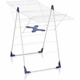 Leifheit 81408 Secadora de Pie CLASSIC 200 Flex 20 Metros de Secado (2 Lavadoras) Cierre Semiautomático Multiposiciones Blanco y Azul Precio: 59.50000034. SKU: B1GHNNDYF8