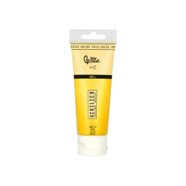 Liderpapel Pintura Acrílica Tubo Plástico 120 ml Amarillo