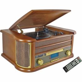 INOVALLEY RETRO29E-N Equipo Hifi de vinilo estilo retro - Bluetooth 5.0 - 2x20W - Reproductor de audio CD/K7 - Radio FM - 2 puertos USB Precio: 188.88999998. SKU: B16JZAYM3C