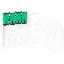 Digitus Carcasa FTTX/FTTH Vacía para 4x SC SX, Montaje en Pared, IP45, Blanco, 80x30x100mm, 400g