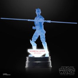 Hasbro G0276 Figura Star Wars The Black Series Holocomm Collection Darth Maul 15 cm Articulada con Discos Holográficos Luminosos