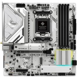 ASRock AM5 B850M Steel Legend WiFi Placa Base Micro ATX DDR5 para AMD Ryzen 7000/8000/9000 Series