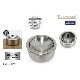 Cenicero de acero Confortime 12x5 cm (24 Unidades) Precio: 58.68999972. SKU: B1FLEBZ9JT