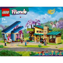 LEGO 42620 Friends Casas Familiares de Olly y Paisley, Muñeca de Juguete con Figuras y Accesorios