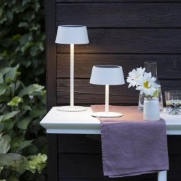 Brilliant BRI4004353437700 Lámpara de Mesa Exterior PICCO LED Solar 5W Blanco Metal y Plástico Brilliant BRI4004353437700 Lámpara de Mesa Exterior PICCO LED Solar 5W Blanco Metal y Plástico