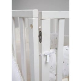 Cuna de colecho 3 en 1 - ROBA - SAFE ASLEEP - Incluye equipamiento 'Sternenzauber' - Blanca