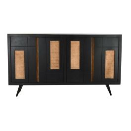 Buffet DKD Home Decor Negro Natural 40 x 90 x 160 cm