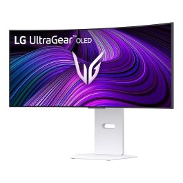LG Monitor 34GX90SA-W 34 Pulgadas OLED Wide Quad HD 3440 x 1440 Blanco Curvo 240Hz 1ms