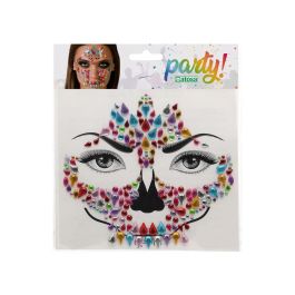 Joyas Faciales Adhesivas Multicolor Calavera Día De Los Muertos Halloween Festivales