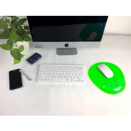 Q-connect Alfombrilla Ratón Gel PVC Verde 210x245x20 mm