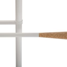 Galán de Noche Versa Blanco Metal Natural Madera de pino 44 x 108 x 25 cm