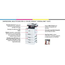 Impresora Láser Xerox C625V_DN Impresora Láser Xerox C625V_DN