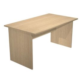 Artexport Mesa Escritorio Presto 140, Tablero Roble 22 mm con Bordes Antigolpes ABS, Patas y Panel Laterales Precio: 153.69000009. SKU: B178MHLJWE