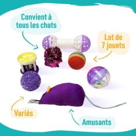 Aime AIME901557 - Set de 7 Juguetes para Gatos Aime AIME901557 - Set de 7 Juguetes para Gatos