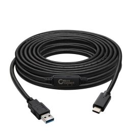 MicroConnect Cable USB 3.2 Gen 1 A a USB-C 3.2 Gen 1 de 5m, 5 Gbit/s para conectar dispositivos