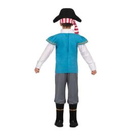 Disfraz pirata gorro, camisa con chaleco y faja, pantalón y cubrebotas talla 5-6 y Disfraz pirata gorro, camisa con chaleco y faja, pantalón y cubrebotas talla 5-6 y