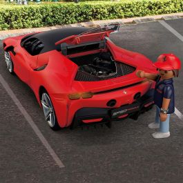 Playmobil Ferrari Sf90 Stradale 71020 Coche de Juguete con Figuras y Luces