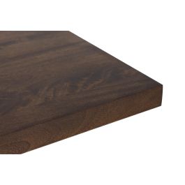 GINER Y COLOMER Mesa de Comedor Madera Mango Base Metal 200 cm Nogal Dorado