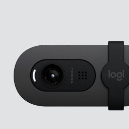 Logitech Brio 105 Business Webcam 1080p con Obturador de Privacidad, Micrófono y Plug-and-Play. Ideal para Empresas, compatible con Windows, macOS, Google Meet.