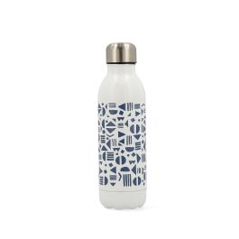 Quid Botella de Agua Rubic Acero Inoxidable 0,5 L Color Acero Reutilizable 100% Saludable Sin BPA para Deporte Oficina Viaje Precio: 4.58999948. SKU: S2710081