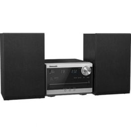 Panasonic Microcadena SC-PM270EG-S 40W Bluetooth USB CD Radio FM Negro y Plata