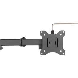 DIGITUS DA-90401 Soporte de escritorio para 2 Monitores de 15-32" hasta 8kg por pantalla, Stand Independiente, Negro
