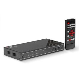 Lindy Switch HDMI Multiview 4x1 4K 60Hz Seamless Ultra HD, Modos Quad-View, PiP, Dual, Control RS-232, Audio/Video Independiente