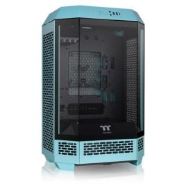 Thermaltake Caja PC The Tower 300 Turquoise Micro Torre ATX/Mini-ATX SPCC con Panel de Vidrio Templado para Hogar/Oficina