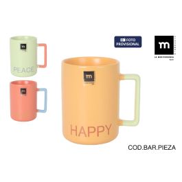 Inde Mug Jumbo 380 cc "Love&Peace" ø8.2x11 cm Precio: 47.49999958. SKU: B1CLJR6JSP