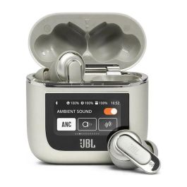 JBL Tour Pro 2 Auriculares Inalámbricos Intraurales Bluetooth 5.3 con Estuche de Carga, Reducción Activa de Ruido (ANC), 40h Autonomía, Gris Precio: 258.0204. SKU: B1DZPTJZVY