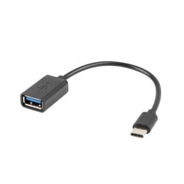 Lanberg Adaptador USB-C Macho a USB-A Hembra 2.0 OTG 480Mbps para Smartphone Tablet y Periféricos USB 0.15m Negro Precio: 4.58999948. SKU: B1BYLZ95YG