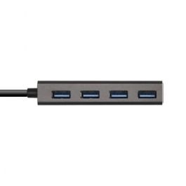 Aisens Hub USB 3.1 con 4 puertos Tipo A a USB-C, Gris, 15 cm Aisens Hub USB 3.1 con 4 puertos Tipo A a USB-C, Gris, 15 cm
