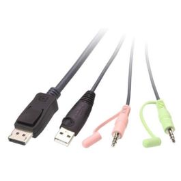 Aten CS22DP Interruptor KVM USB y DisplayPort, Resolución 2560x1600, Negro