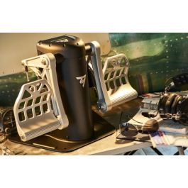 Thrustmaster TPR Rudder Negro, Plata - Simulador de Vuelo Analógico para PC, Referencia 2960809